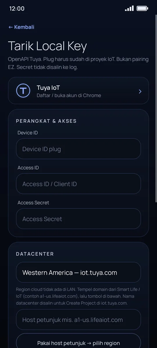 Tarik Local Key